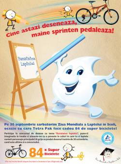 Cine astazi deseneaza, maine sprinten pedaleaza!