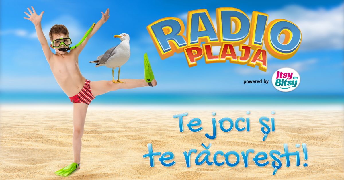 Vacanța asta, te joci și te răcorești la Radio Plaja Itsy Bitsy!